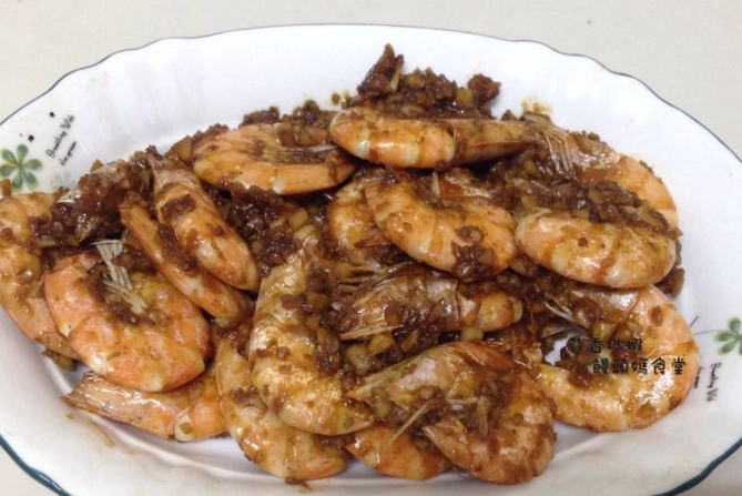 蒜香炒蝦做法