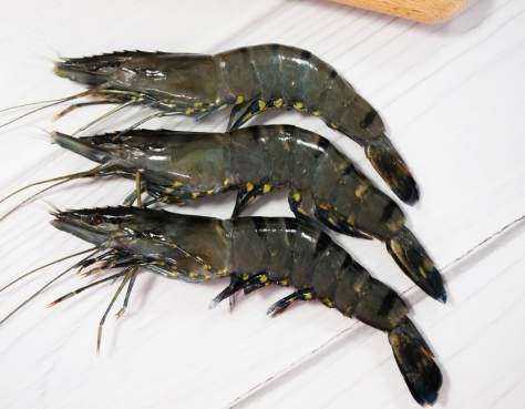 炒蝦料理