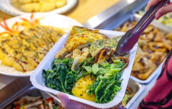 板橋車站素食